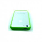 Wholesale iPhone 5 5S Bumper with Chrome Button  (Lime - Green)